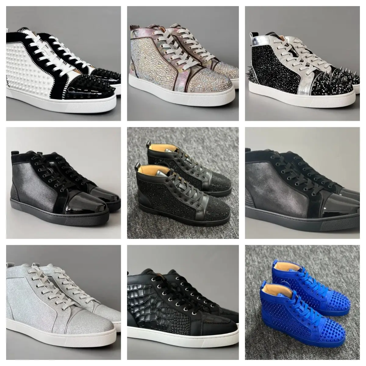 Christian Louboutin Louis Junior Spikes Sneakers [24 styles]