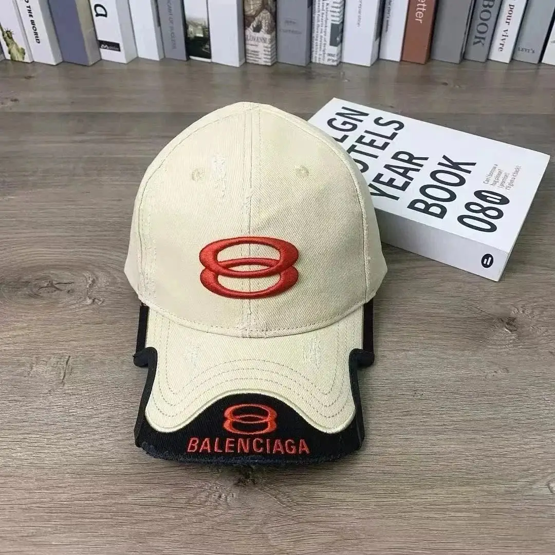 Balenciaga Triple B Peaked Cap Cotton Polyester [4 styles] 2
